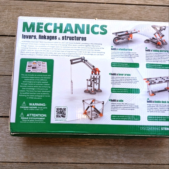 Discovering Stem Toys Nib Mechanics Levers Linkages And Structures